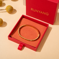 Ensemble d'emballages de bijoux couleur personnalisée avec boîte cadeau à tiroir et pochettes à ruban pour marques de bijoux et magasins de détail