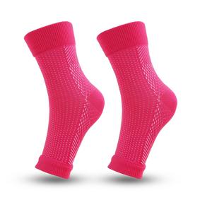 Compression pied manchon <span class=keywords><strong>Anti</strong></span> <span class=keywords><strong>Fatigue</strong></span> chaussettes de sommeil ouvert neuropathie chaussettes soulagement de la <span class=keywords><strong>douleur</strong></span> pour les pieds cheville gonflement - Product Image 6