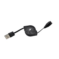 Cable USB Tipo-C Retráctil Inteligente de 1M, 3A, Carga Rápida, Carcasa Metálica Trenzada, Cable de Cobre Puro, para Garmin Vivomove 3 Music, Impresora, IOS