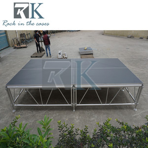 เวทีอลูมิเนียมแบบพกพา รูปทรงสี่เหลี่ยมผืนผ้า สำหรับงานกลางแจ้งและในร่ม - Product Image 3