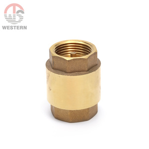 1 "PN16 tiêu chuẩn vệ sinh một cách Máy bơm nước không trở lại Brass dọc Lift mùa xuân nạp kiểm tra van - Product Image 5