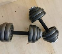 Ensemble d'haltères en fonte peinte de 30 kg de haute qualité pour la musculation en gros