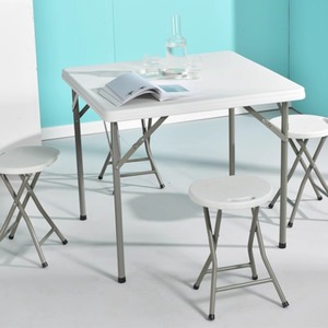 Intrattenimento portatile all'aperto scacchi e carta tavolo quadrato semplice casa di plastica tavolo quadrato portatile Picnic tavolo pieghevole - Product Image 3
