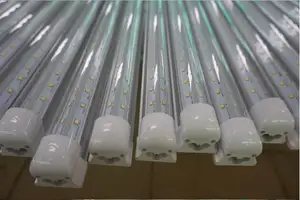 V Shape 1200mm T8 LED Fluorescent Lamp Integrated G13 V-type Double Row 28W Tube Light