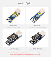 Carte de développement Waveshare RP2350-PoE-ETH RP2350A Dual-Core W6300 Ethernet TCP/IP avec prise en charge PoE USB-C pour IoT