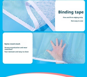 Flotteur de <span class=keywords><strong>piscine</strong></span> gonflable avec filet de rangement pour serviette, écran solaire et effets personnels en eau - Product Image 5
