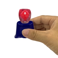 Applicateur de Gouttes Oculaires Portable Réutilisable en Matière PE Bleue pour Tous les Âges -healthmenex