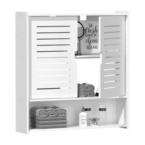 Wall Cabinet Bathroom <b>Storage</b> Shelf 3 Layers Large Capacity Wall Mounted Minimalist Design - Product Image 2