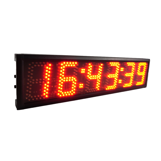 5" Electronic LED Digital Race Timer with Countdown Stopwatch Tripod Metal Construction 24-Hour Setting Multifunctional