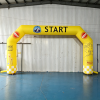Arche gonflable en tissu Oxford pour course en montagne, événement sportif, publicité et décoration commerciale