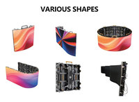Toosen Oferta Especial P2 Pantalla LED Flexible a Todo Color Curva, Paneles de Pantalla de Video Wall LED Plegables, Precio de Módulo LED Suave