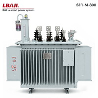 Transformateur de puissance immergé dans l'huile pour raccordement au réseau d'énergie renouvelable, transformateur élévateur immergé dans l'huile