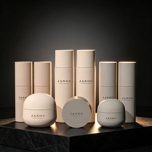Ensemble de flacons cosmétiques en plastique premium à paroi épaisse, vides, pour toner, lotion, sérum, crème, crème pour les yeux, emballage <span class=keywords><strong>JANOU</strong></span>, logo personnalisé - Product Image 4