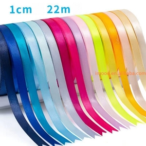 <span class=keywords><strong>Prix</strong></span> usine 22 mètres/rouleau 10mm de large ruban de Satin <span class=keywords><strong>carte</strong></span> d'invitation de mariage décoration de fête Scrapbooking Wrap cadeau de noël - Product Image 2