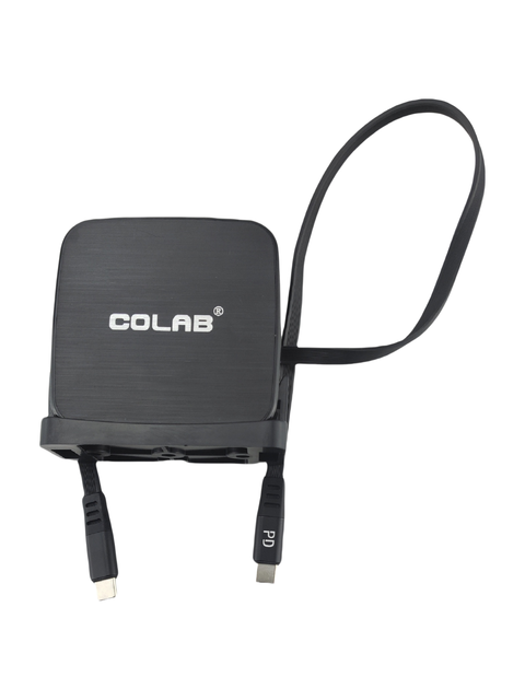Retractable Type C Cable Reel Extension Cable 1.2M Portable Data Transfer Cable for Consumer Electronics DYH-1707