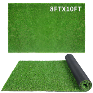 Gazon artificiel écologique et souple pour football en salle 5 contre 5, utilisation en jardin et en cour, design hybride - Product Image 1