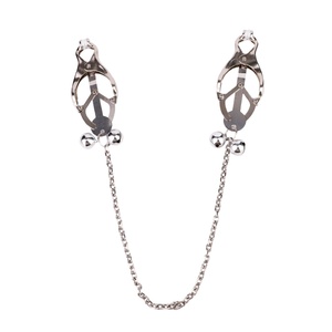 QKKQ Nipple Toys Metal Clamps Nipple <b>Clips</b> for Couples BDSM Game Breast Bondage with Steel Chain Strapon Breast Clamps Sex Toys - Product Image 6