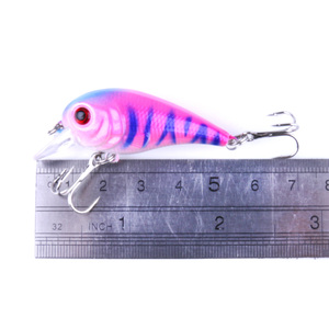 Leurres <span class=keywords><strong>de</strong></span> pêche artificiels 3D Lure Eyes Crank Hard Baits 5CM 5G avec bruit et matériau flottant - Product Image 5