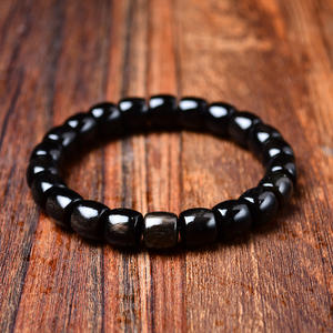 สร้อยข้อมือลูกปัดจากกีบอูฐสีดำธรรมชาติ ตัดตรง สไตล์วินเทจ ประดับมือ สร้อยข้อมือโมจิน เครื่องราง วงเดียว - Product Image 6