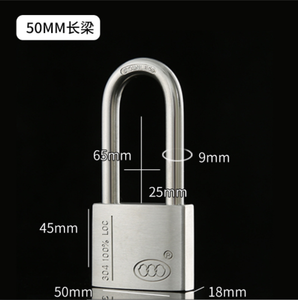 Anti-rouille anti-scie anti vol long et court Offre Spéciale meilleur qualité 304 inoxydable cadenas - Product Image 6