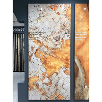 Dalles translucides de luxe en granit Patagonia, quartz et pierre frittée Pandora, pour extérieur de villa moderne, imperméables