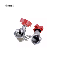 Válvula de Control de Equilibrio Estático Manual de Acero Inoxidable 304 KLION con Bloqueo Digital, Certificación ISO OEM DN15-DN50 para Tuberías de Agua Caliente y Aire