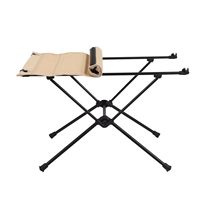 Table de camping pliante en aluminium, légère, portable, pour pique-nique, plage, extérieur, design compact et pliable, vente en gros OEM