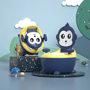 Chaise de toilette pour bébé en plastique de haute qualité 2026, siège d'apprentissage de la propreté en forme de singe de dessin animé mignon, chaise d'apprentissage de la propreté pour tout-petits - Product Image 2