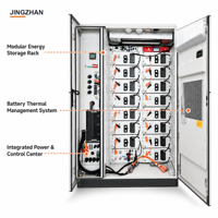 Système de stockage d'énergie à refroidissement par air pour armoire de batteries LiFePO4, pour projets commerciaux et industriels de réduction des pics de consommation et de secours