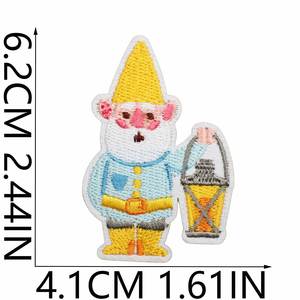 Patchs thermocollants brodés mignons à motifs de fleurs printanières, oiseaux, abeilles, parapluies, papillons, maisons et lapins pour la décoration de vêtements et de sacs - Product Image 5