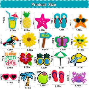 <b>Beach</b> Charms for Bogg Bag Hawaii <b>Accessories</b> Charm with Sturdy Clips for <b>Beach</b> Totes Bag,Rubber <b>Beach</b> Bag <b>Accessories</b> - Product Image 2