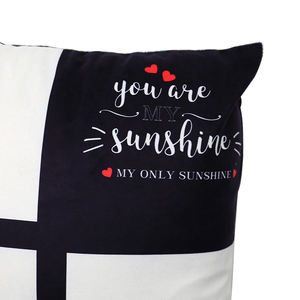 Sublimazione stampabile cuscino del pannello vuoto "tu sei il mio sole" per uso domestico o alberghiero con Cartoon e plantare - Product Image 6