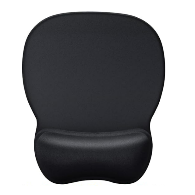 Ergonomic Mouse Pad with Wrist Support & Non-Slip PU Base for Wrist Pain Relief