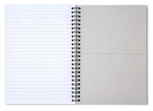 Cahier à spirales Henry A5 avec couverture en carton gris, 60 feuilles, style agenda, pour l'école/le bureau, pour les étudiants - Product Image 6