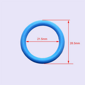 Anneaux adaptateurs de sucette en <span class=keywords><strong>silicone</strong></span> de qualité alimentaire sans BPA, vente en gros, OEM/ODM, MOQ 1000 pièces, couleur transparente personnalisable, découpe <span class=keywords><strong>MAM</strong></span> - Product Image 3