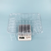 Boîte à burger jetable transparente en PET/RPET de 100 oz avec couvercle séparé, conteneur alimentaire en plastique transparent pour boulangerie, gâteau roulé, pain et gâteaux
