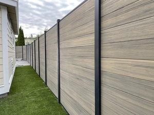 Paneles de Cerca Compuestos de WPC Elegantes de 180x180 mm - <span class=keywords><strong>Enrejados</strong></span> y Puertas <span class=keywords><strong>para</strong></span> Jardín Exterior - Product Image 5