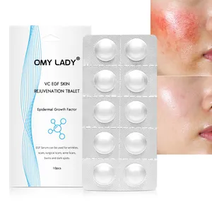 Sản phẩm bán chạy nhất 2023 EGF hyaluronic axit Bột Vitamin C máy tính bảng cho chất lỏng da mặt rắn nữ Kem dưỡng ẩm da 100