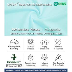 ชุดนอนผ้าวิสโคสผสมใยไผ่สำหรับผู้หญิง แบบไม่มีแขน นุ่มสบาย เหมาะสำหรับฤดูร้อน ไซส์ S ถึง XXL ขายส่ง - Product Image 2