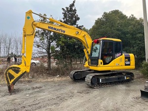 Excavadora de cadenas Komatsu PC130 usada a precio económico, excavadora Komatsu PC130 de segunda mano de 13 toneladas con pocas horas de trabajo en stock - Product Image 3