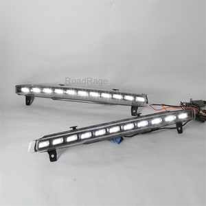 Feux de jour à LED pour <span class=keywords><strong>Audi</strong></span> <span class=keywords><strong>Q7</strong></span> modèle restylé 2010 - 2015, feux antibrouillard avant DRL avec <span class=keywords><strong>clignotant</strong></span> <span class=keywords><strong>dynamique</strong></span> ambre - Product Image 5