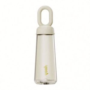 Petal-Shaped 500ml Reusable Water <b>Bottle</b> with Anti-Corrosion Coating and Straw Cap - Product Image 2
