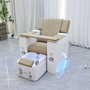 <span class=keywords><strong>Fauteuil</strong></span> de pédicure et de manucure professionnel avec massage, éclairage LED et inclinaison électrique pour salon et spa – Vente directe fabricant - Product Image 4