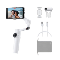 Stabilisateur de cardan pliable Insta360 Flow 2 Puls 3 axes avec suivi IA et zoom pour smartphones, idéal pour les vlogueurs