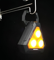 Lampe de travail LED COB portable 10W, rechargeable, IP44, avec crochet magnétique, lampe de secours