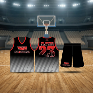 Conjunto de Uniforme de Baloncesto Personalizado, Teñido Completamente, Transpirable, Tallas Grandes, Secado Rápido, Antibacterial, Anti-UV, Unisex para Bebés - Product Image 3