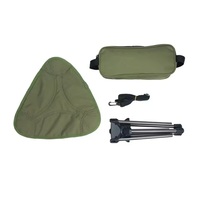 Tabouret de camping pliable, chaise de pêche portable pour le camping, la randonnée, le golf, la chasse, le jardinage en plein air, les voyages et la plage