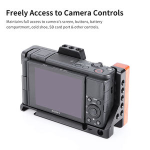 Jaula para Cámara DSLR de Aleación de Aluminio Multi-orificio KingMa, Accesorio para Vlog de Video para <span class=keywords><strong>Sony</strong></span> <span class=keywords><strong>ZV1</strong></span> - Product Image 3