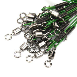 Alpha 3 Colors 50cm 150lb <span class=keywords><strong>Fil</strong></span> <span class=keywords><strong>d</strong></span>'<span class=keywords><strong>acier</strong></span> <span class=keywords><strong>pour</strong></span> la pêche en mer Heavy Duty Anti-Bite Steel Wire Leader for Shark Pike Barracuda - Product Image 2