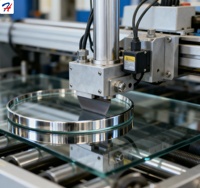 Machine de brochage industrielle HT HT-PLCGL à commande PLC, avec couvercle en verre trempé en acier inoxydable, pour l'usinage